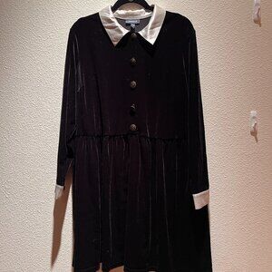 ModCloth Velvet Dress Wednesday Addams